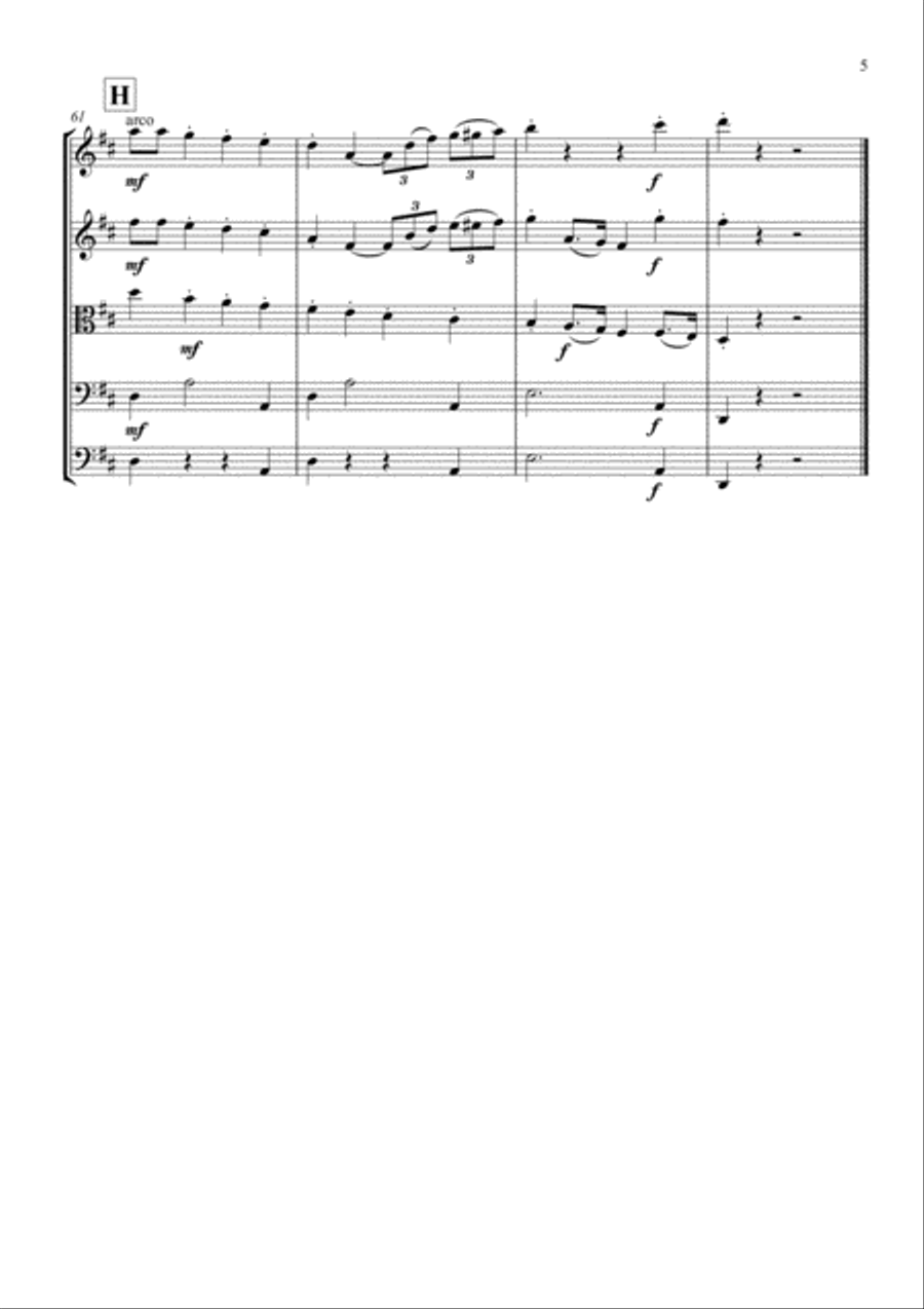 Let It Snow! Let It Snow! Let It Snow! String Orchestra scores gallery preview page 5