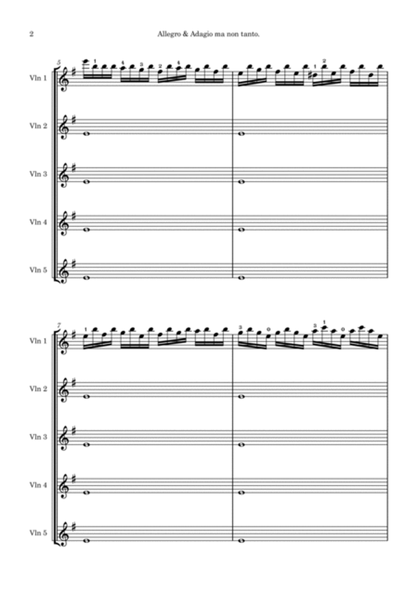 Violin Sonata in E Minor.