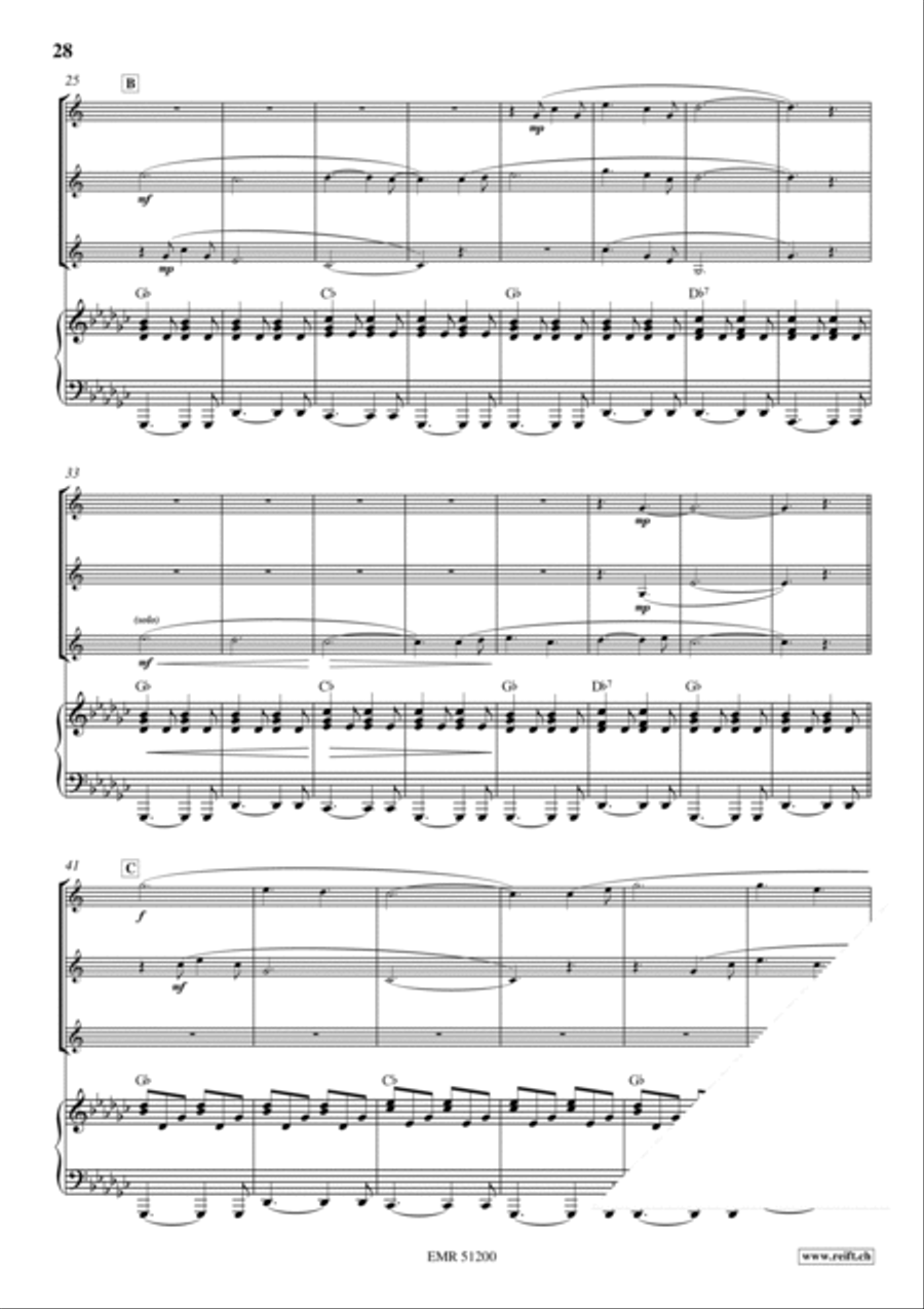 20 Alphorn Trios Volume 2 Brass Trio scores gallery preview page 10