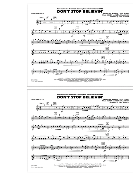 Don't Stop Believin' - 2nd Bb Trumpet