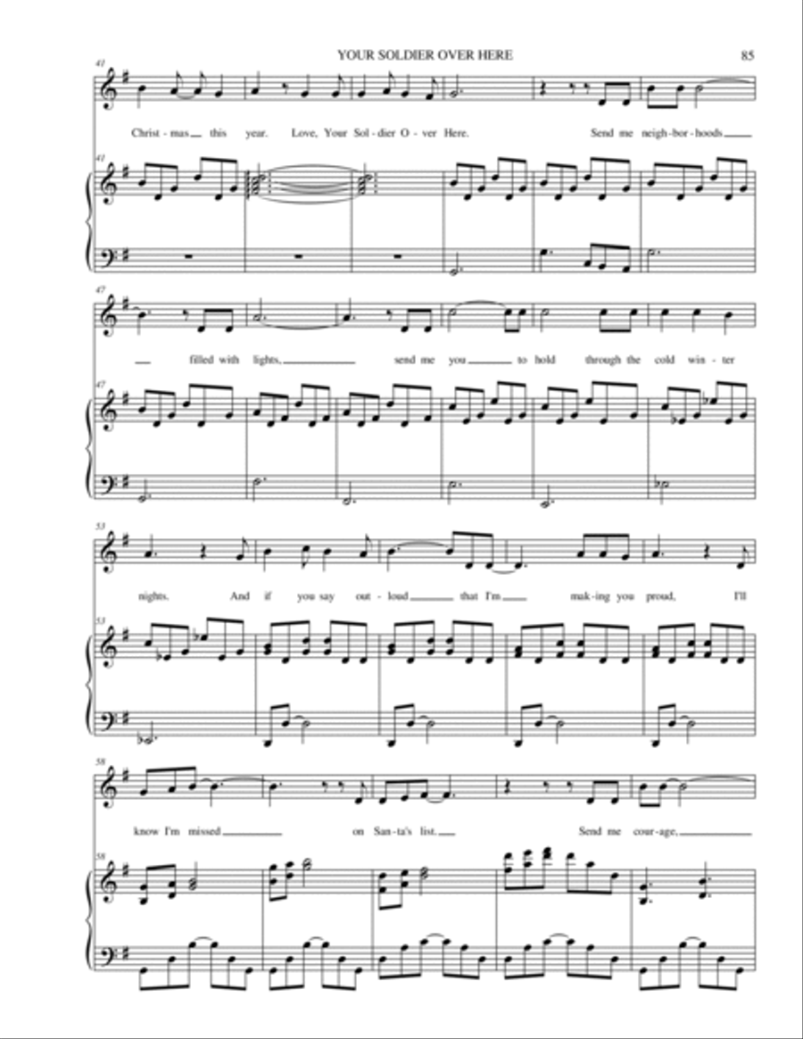 Your Soldier Over Here Your Soldier Over Here Tenor Voice scores gallery preview page 3