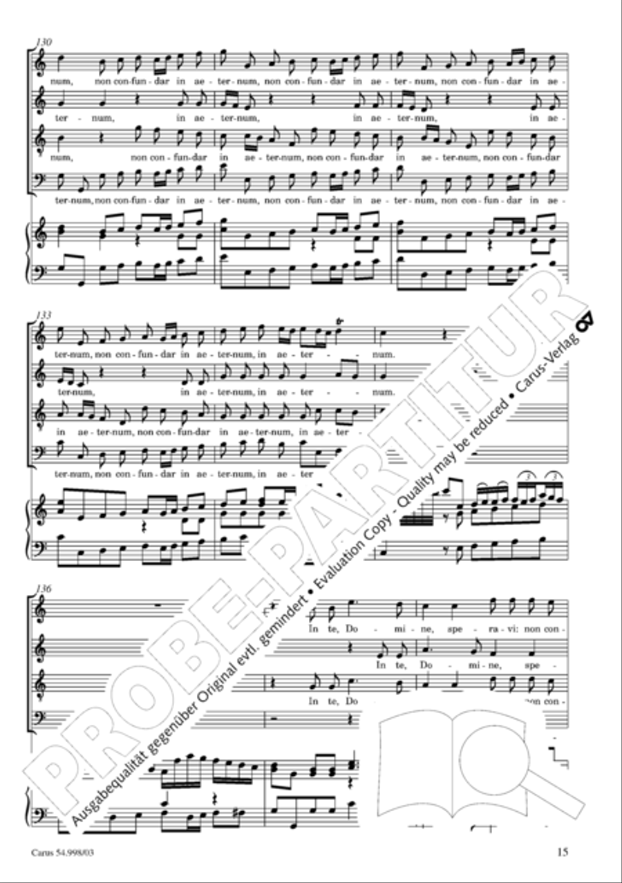 Te Deum in C 4-Part scores gallery preview page 16