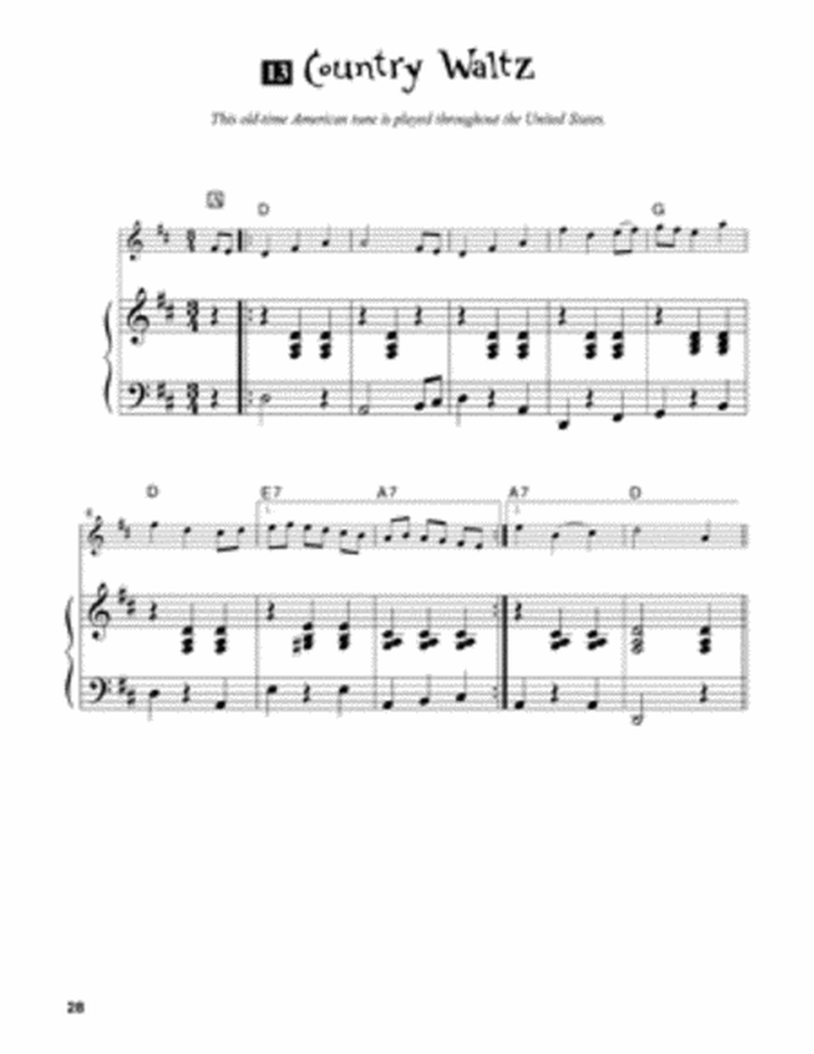 The American Fiddle Method, Vol. 1 - Piano Accompaniment