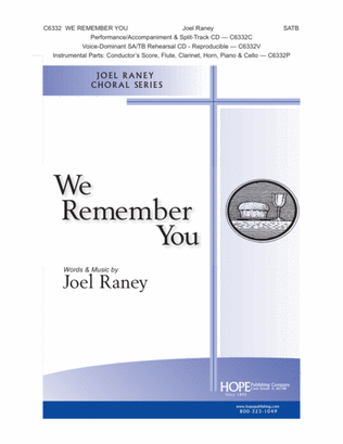 Book cover for We Remember You