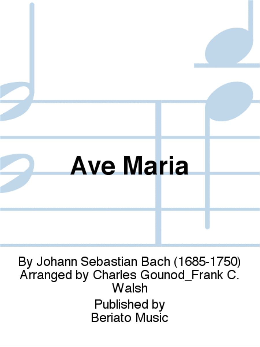 Ave Maria Voice scores gallery preview page 1