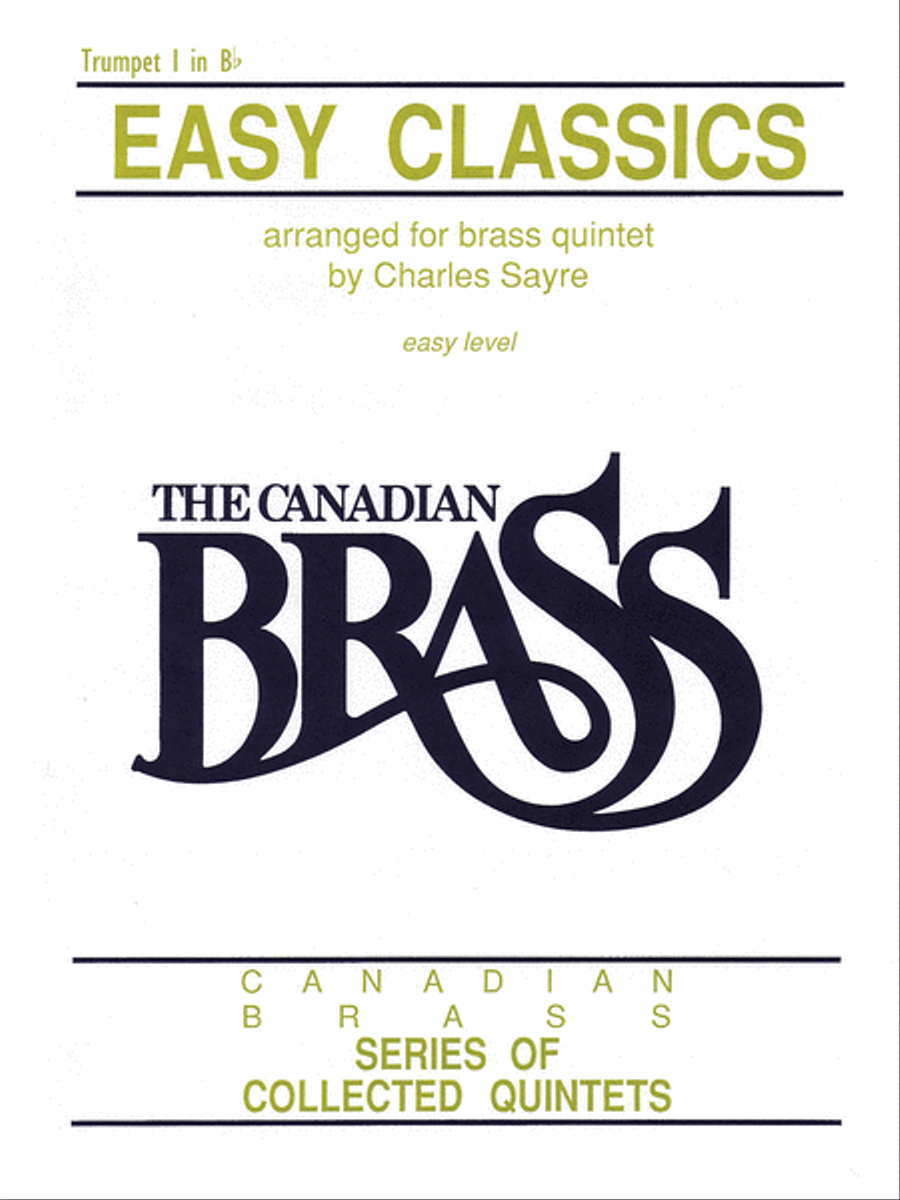 Easy Classics Brass Quintet scores gallery preview page 1
