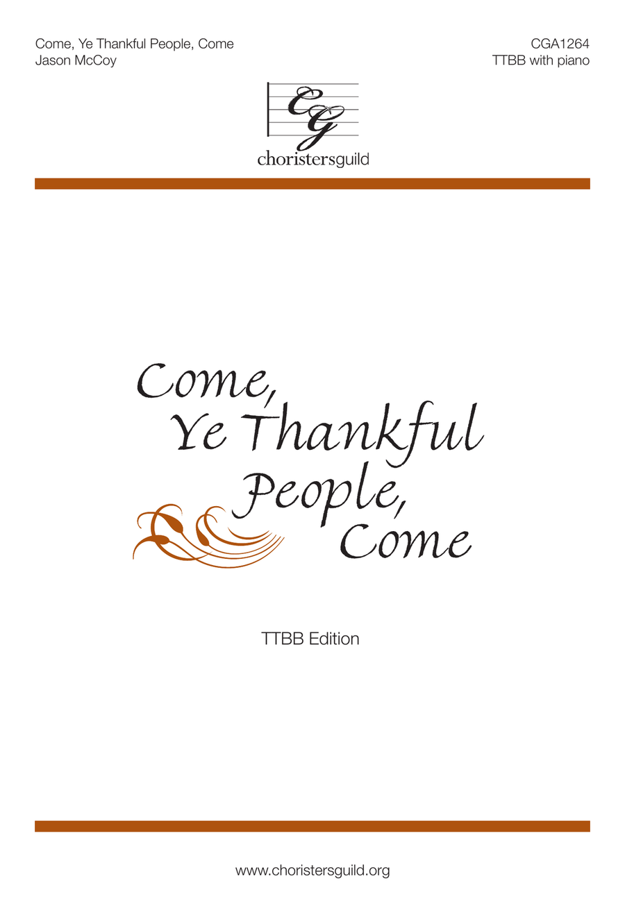 Come, Ye Thankful People, Come