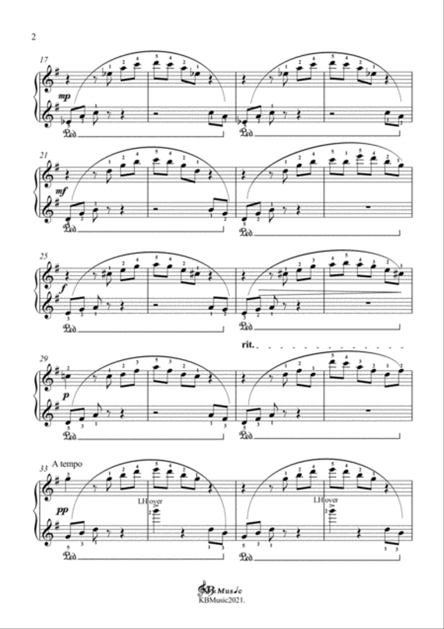 Peacock Tail Part scores gallery preview page 3