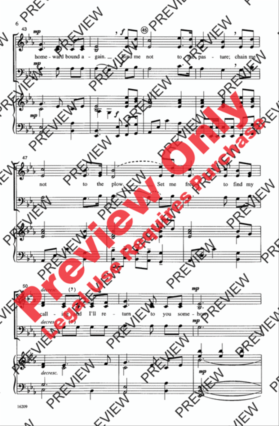Homeward Bound 3-Part scores gallery preview page 6