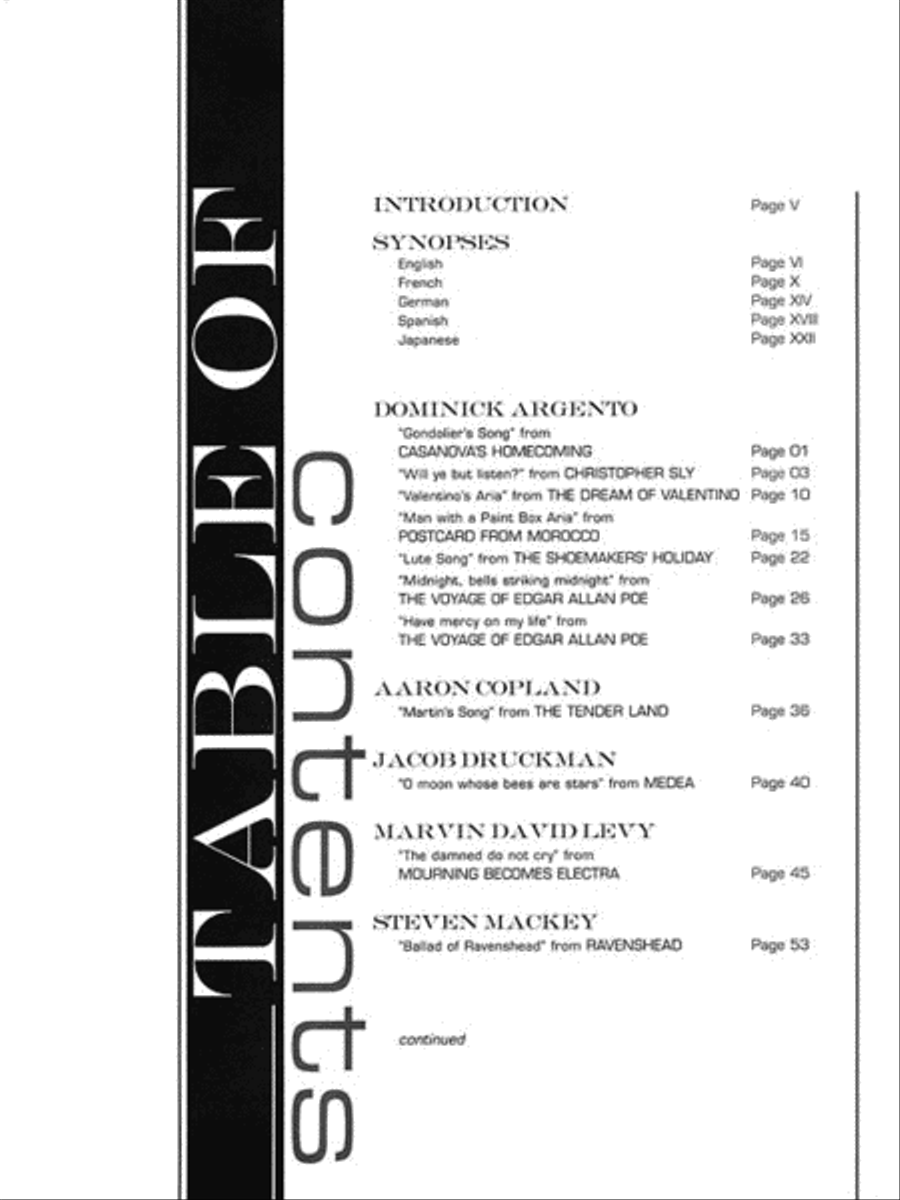 American Arias Voice Solo scores gallery preview page 3
