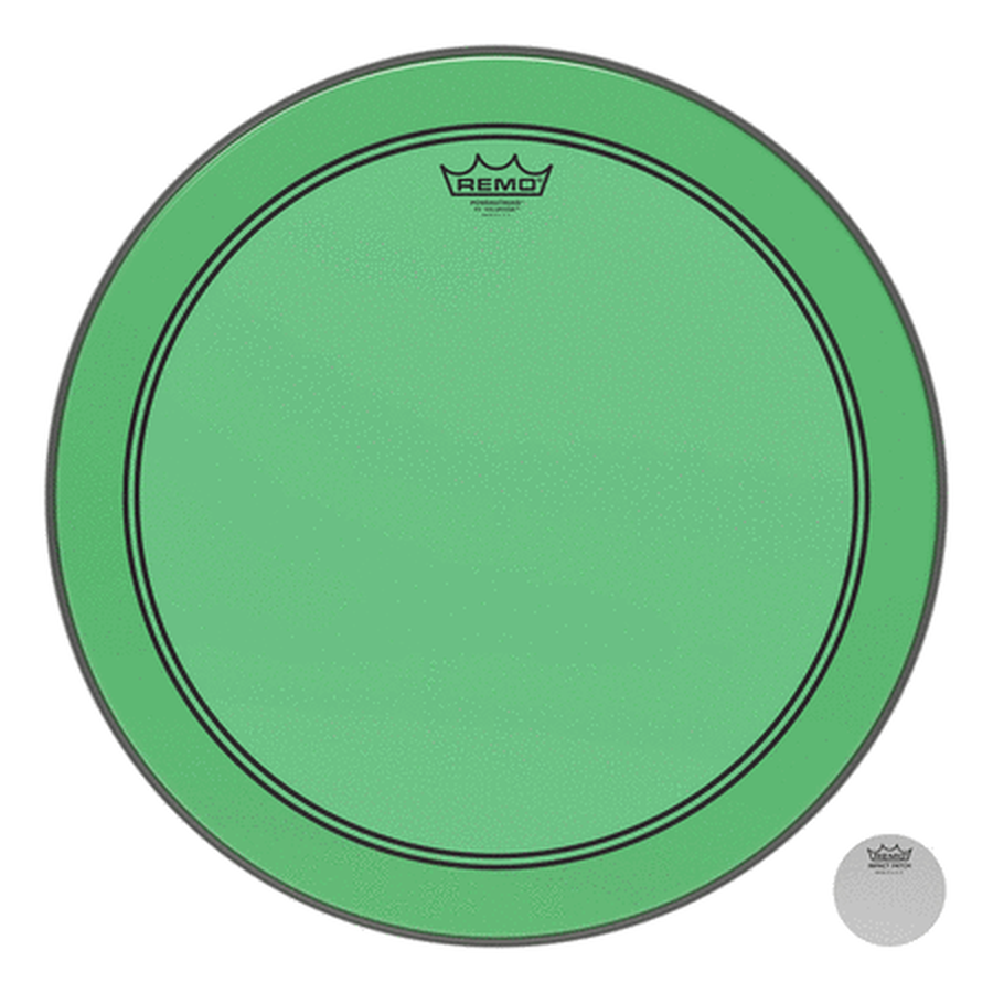Bass, Powerstroke 3, Colortone, 18“ Diameter, Green