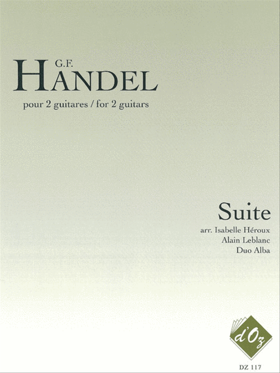 Suite Classical Guitar scores gallery preview page 1