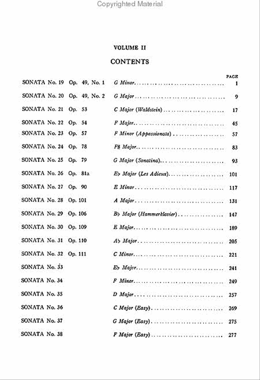 Sonatas – Volume 2 Piano Solo scores gallery preview page 3