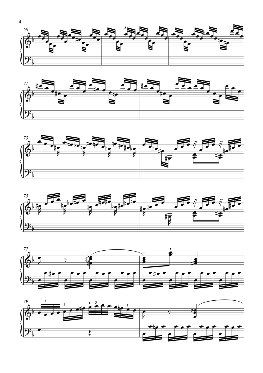 Haydn-Piano Sonata in F major,Hob.XVI.23(Piano solo) Haydn-Piano Sonata in F major,Hob.XVI.23(Piano solo) Small Ensemble scores gallery preview page 5