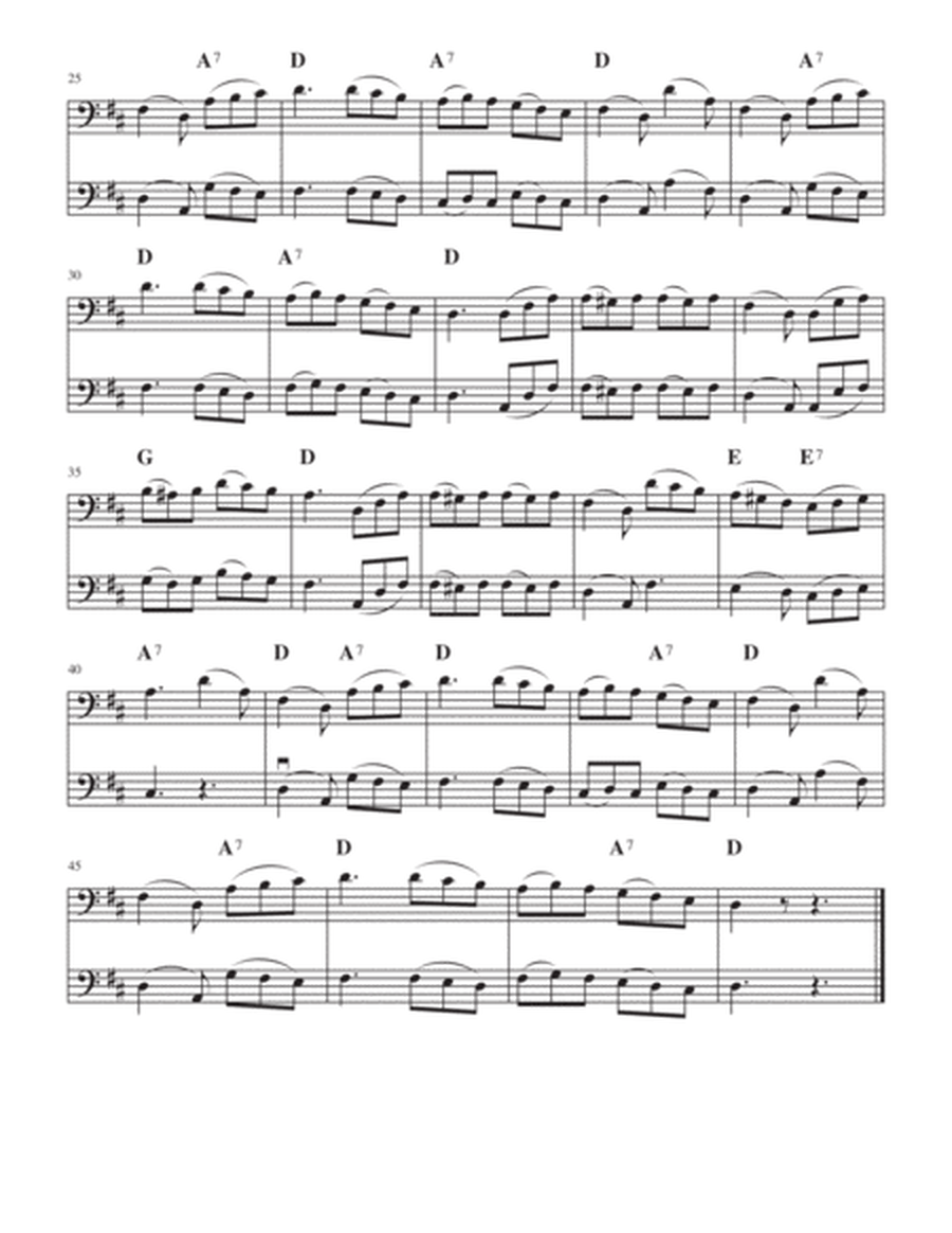 French Fiddle Tunes for Two Basses
