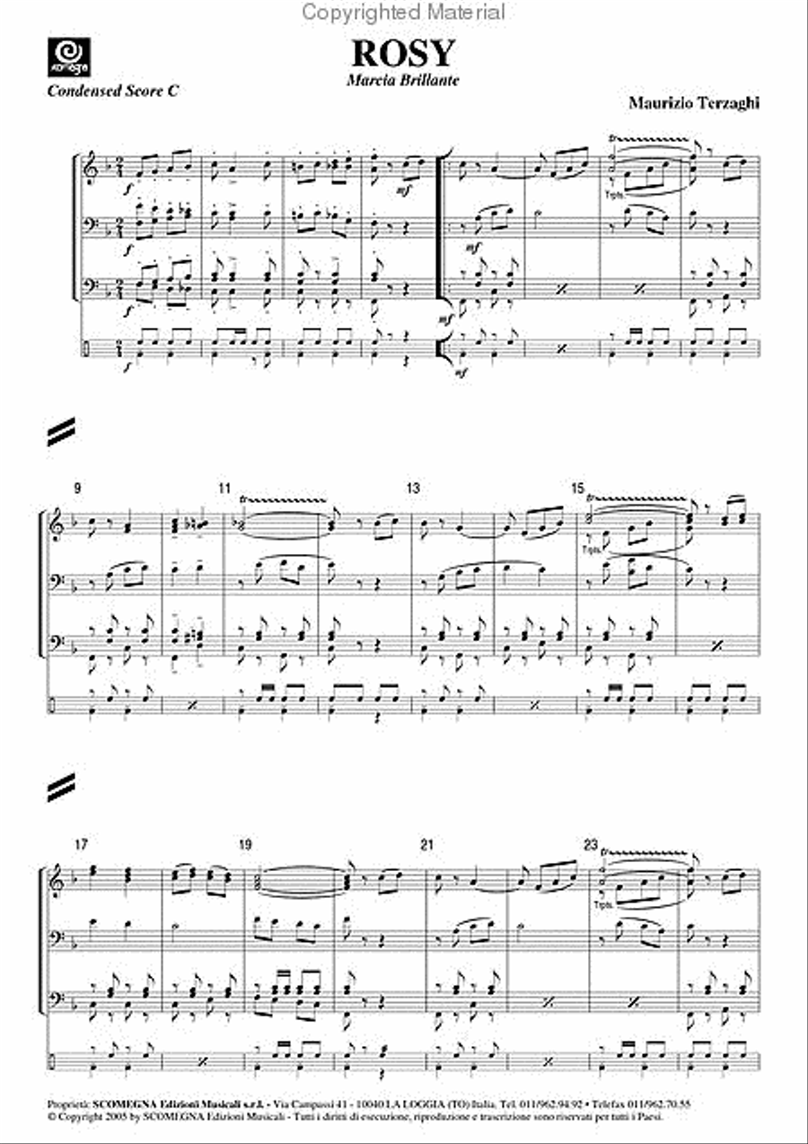 Red Book Vol. 1 - 24 Marches Marching Band scores gallery preview page 20