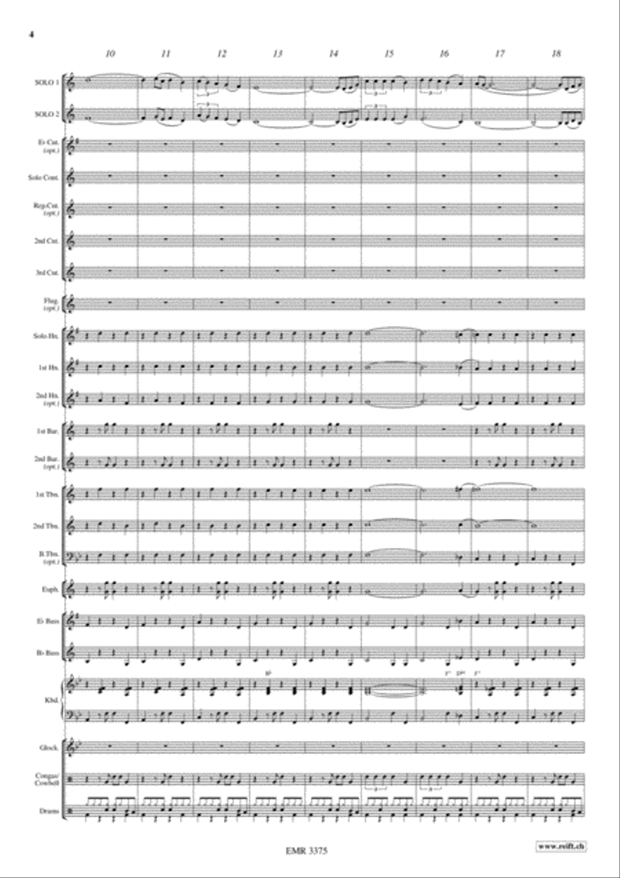 Latin Lover Brass Band scores gallery preview page 5