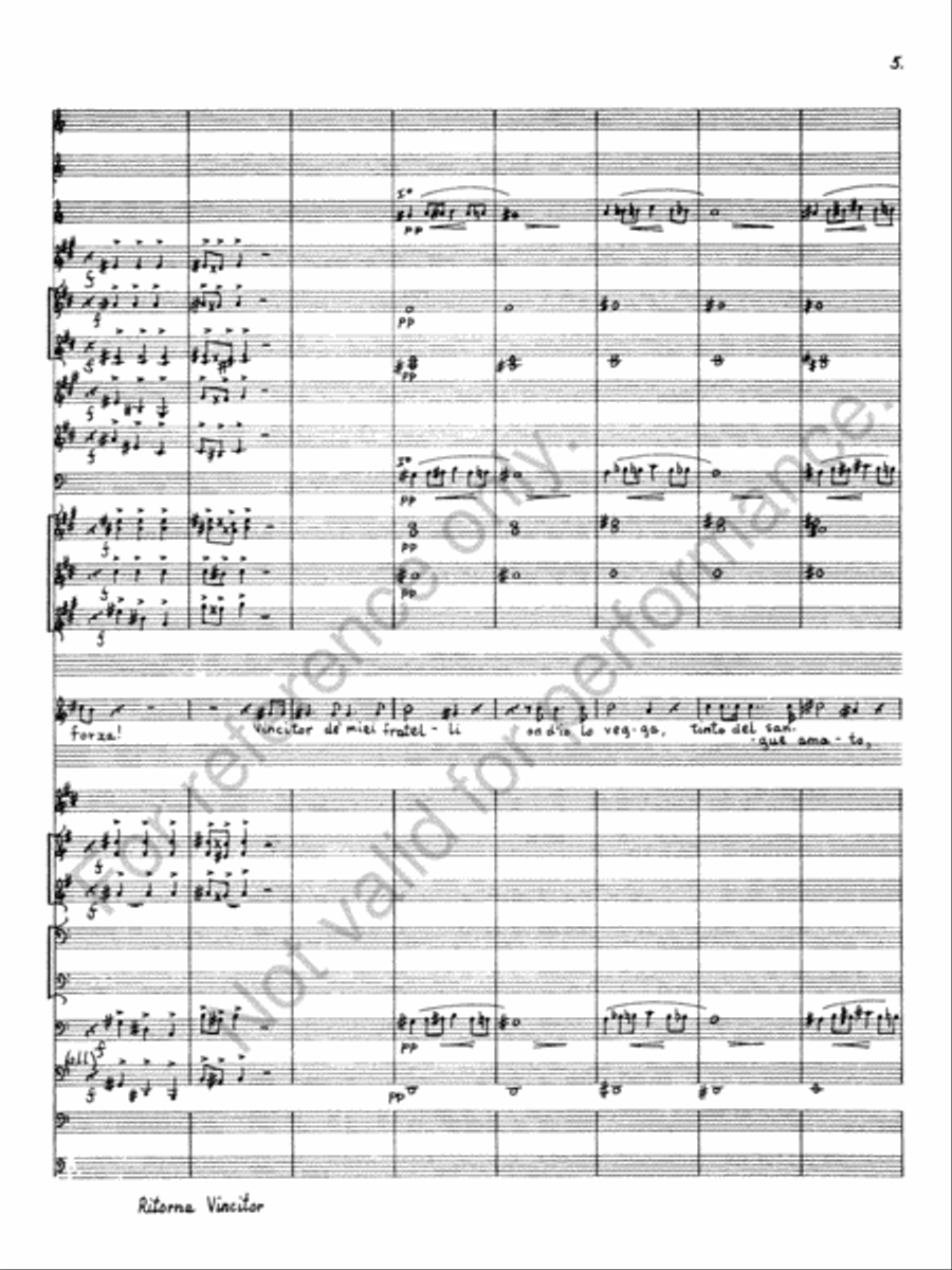 Ritorna Vincitor Ritorna Vincitor Concert Band scores gallery preview page 7