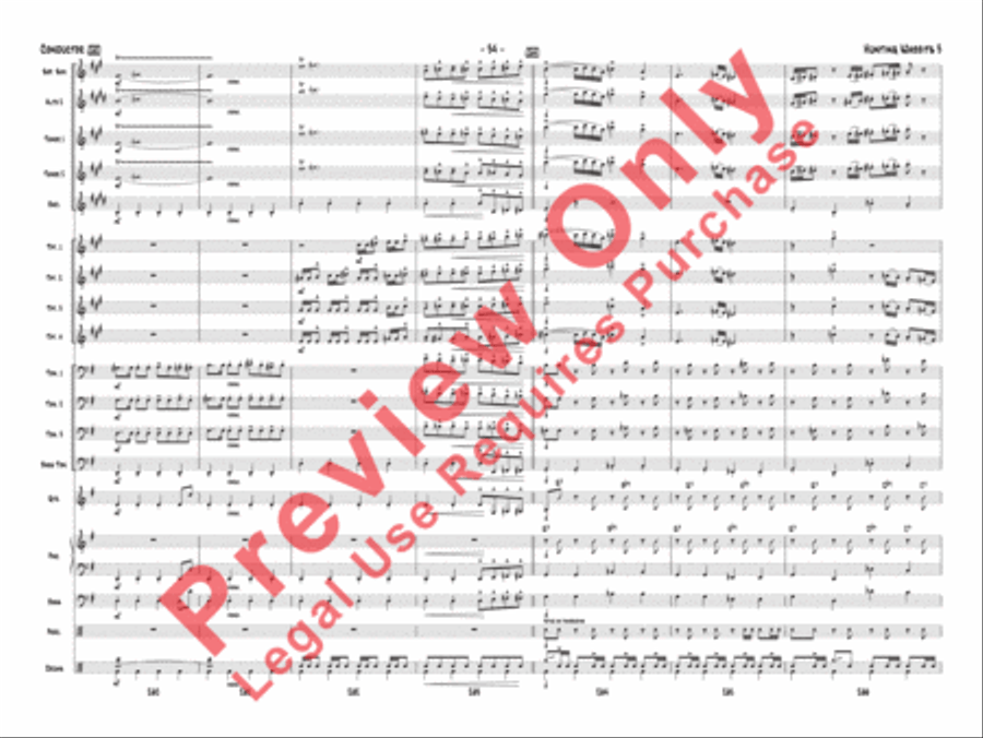 Hunting Wabbits 3 (Get Off My Lawn) Jazz Ensemble scores gallery preview page 37