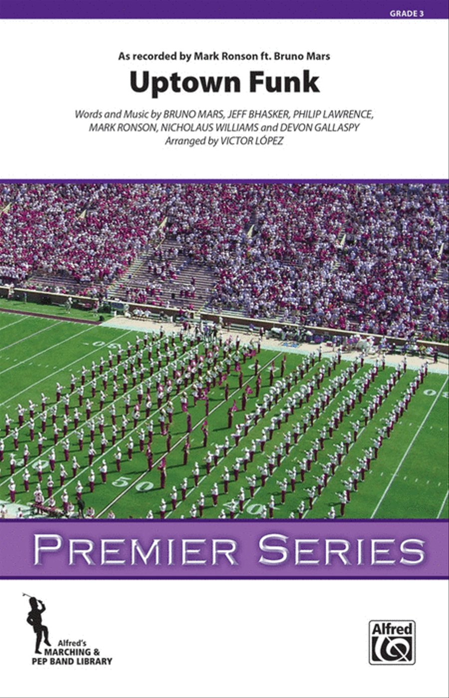 Uptown Funk Marching Band scores gallery preview page 1
