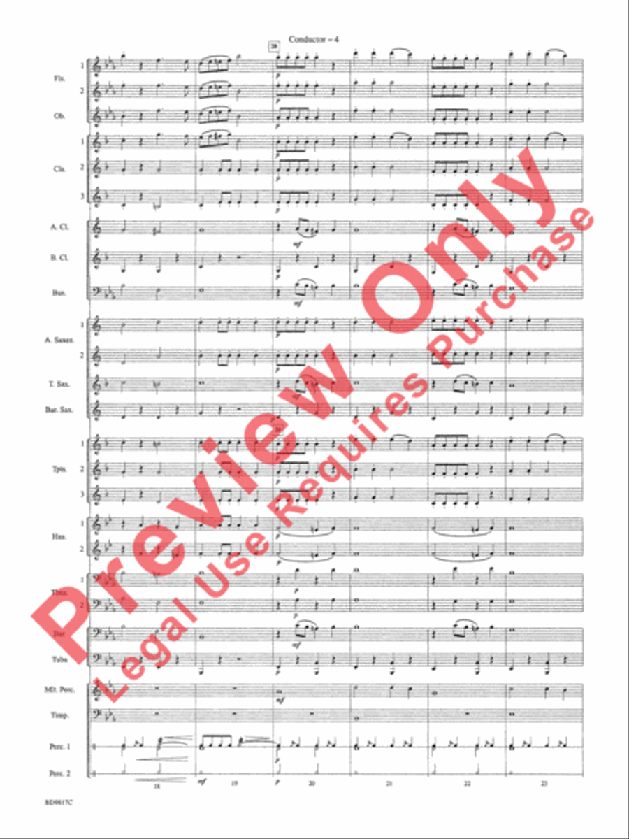 National Emblem Concert Band scores gallery preview page 7