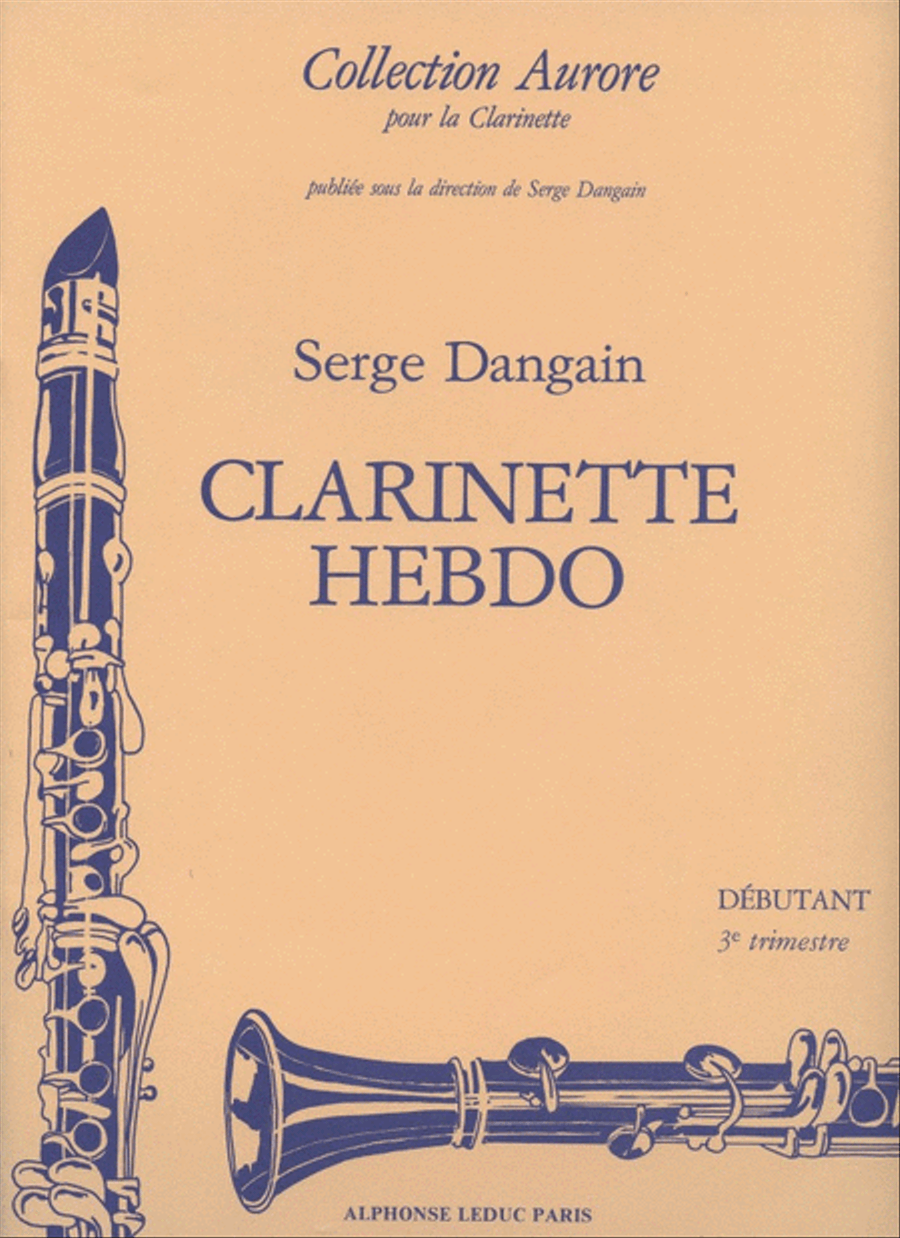 Clarinette-hebdo Vol.3 (clarinet Solo) Clarinet Solo scores gallery preview page 1