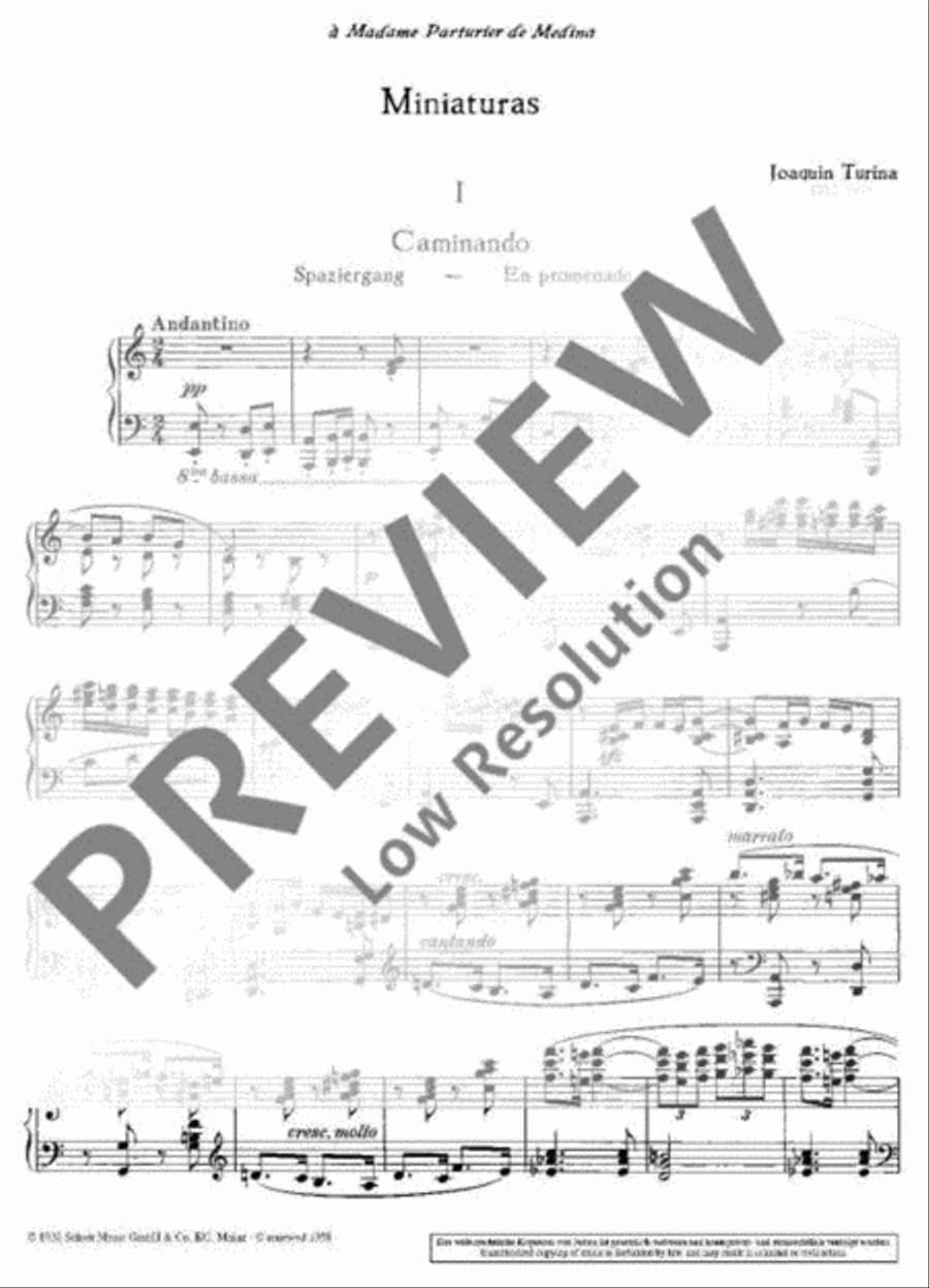 Miniatures Piano Solo scores gallery preview page 3