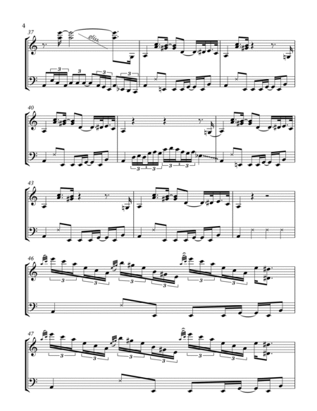 Paganini Caprice 24 Funk for Violin and Double Bass