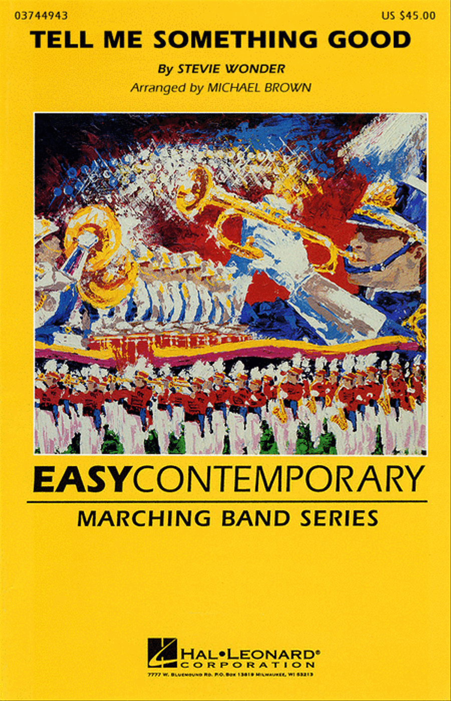 Tell Me Something Good Marching Band scores gallery preview page 1
