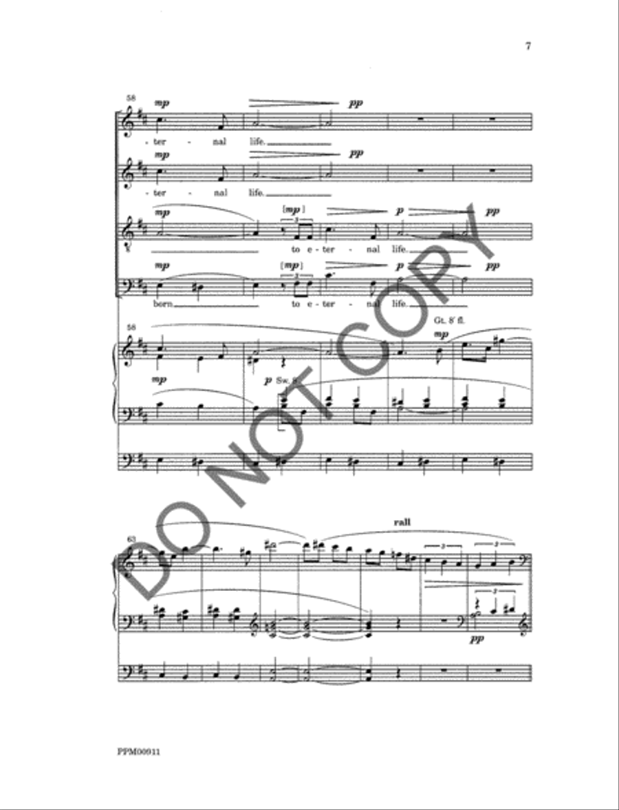 Prayer of St. Francis 4-Part scores gallery preview page 8