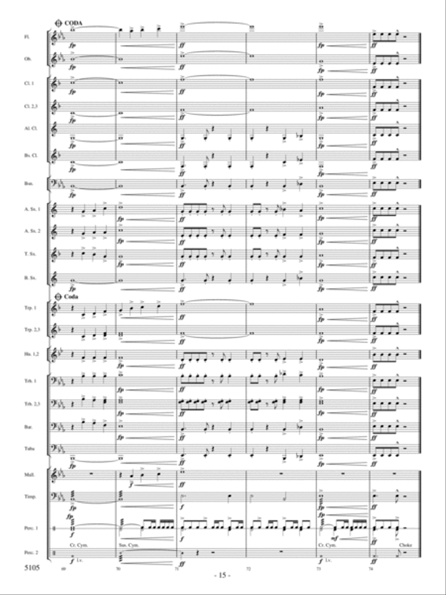 Infinite Horizons Concert Band scores gallery preview page 14