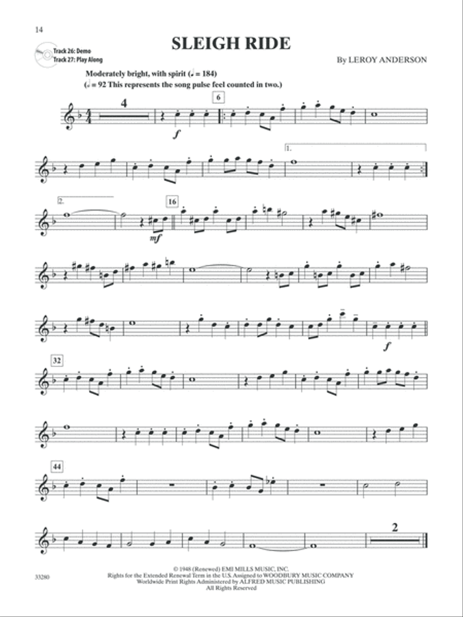 Easy Christmas Instrumental Solos, Level 1 image number null