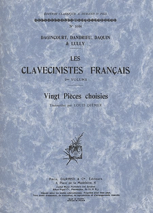Book cover for Clavecinistes Francais, Vol 2