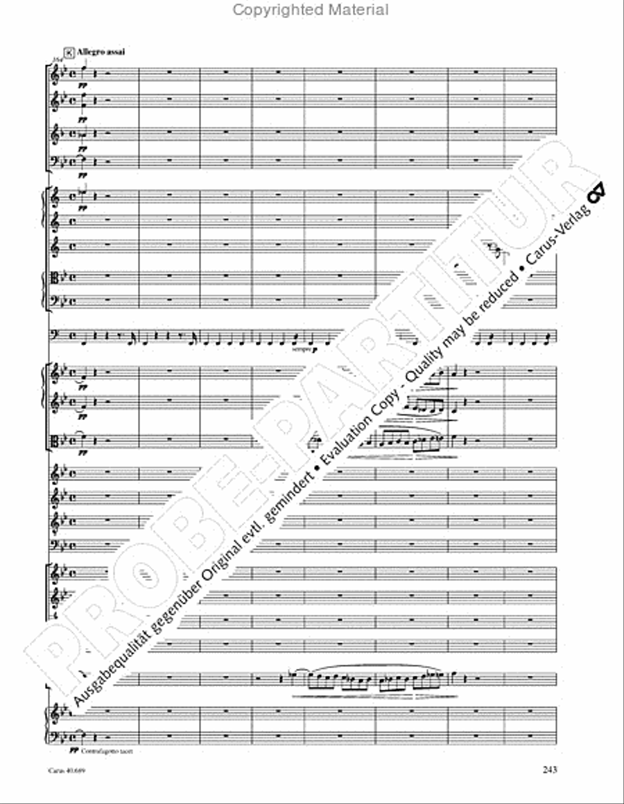 Missa solemnis Missa solemnis 4-Part scores gallery preview page 259
