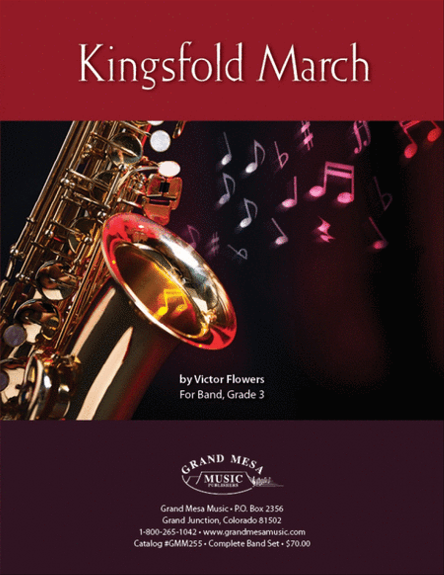 Kingsfold March Concert Band scores gallery preview page 1