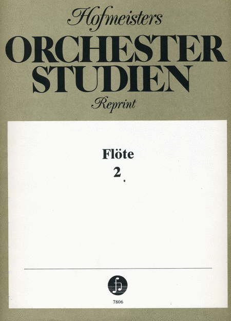 Orchesterstudien Flote, Heft 2: Wagner, Bruckner u.a.