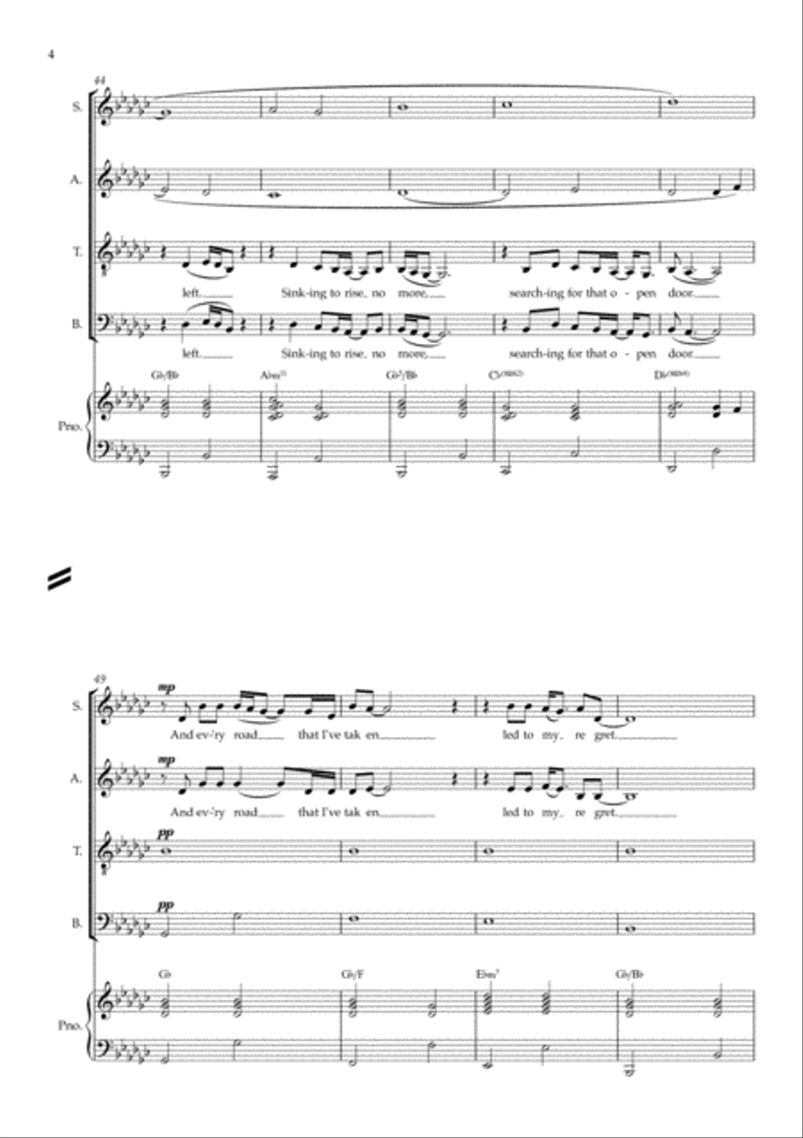 I Look To You I Look To You 4-Part scores gallery preview page 4