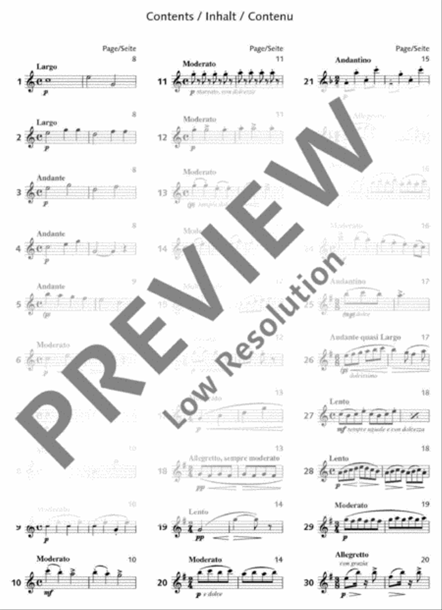 First Exercises Flute scores gallery preview page 3