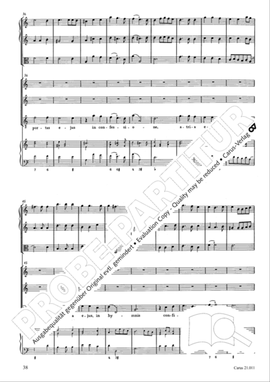 Jubilate Deo Choir scores gallery preview page 39