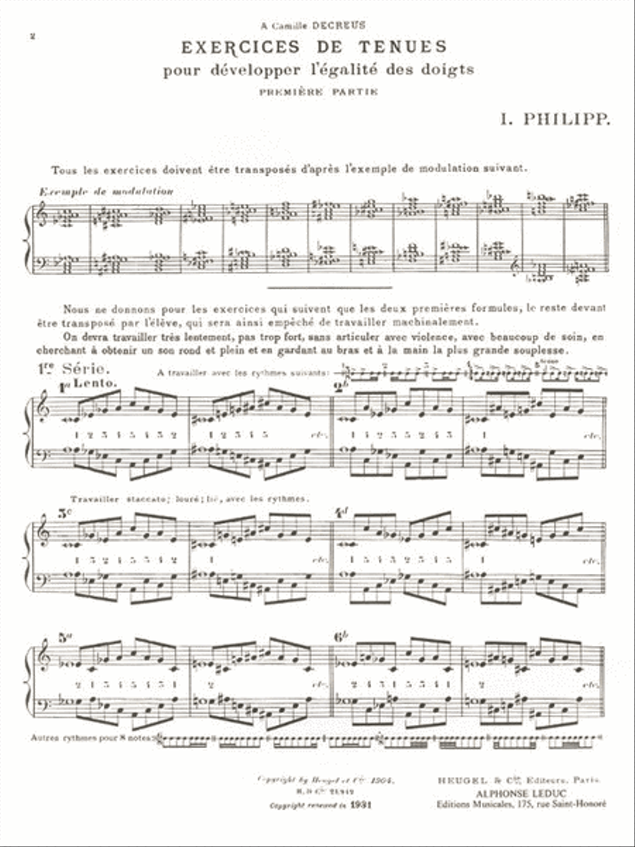 Exercises Of Tenacity, Op. 50 Piano Method scores gallery preview page 2