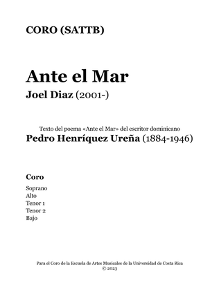 Book cover for Ante el Mar (By the Sea)