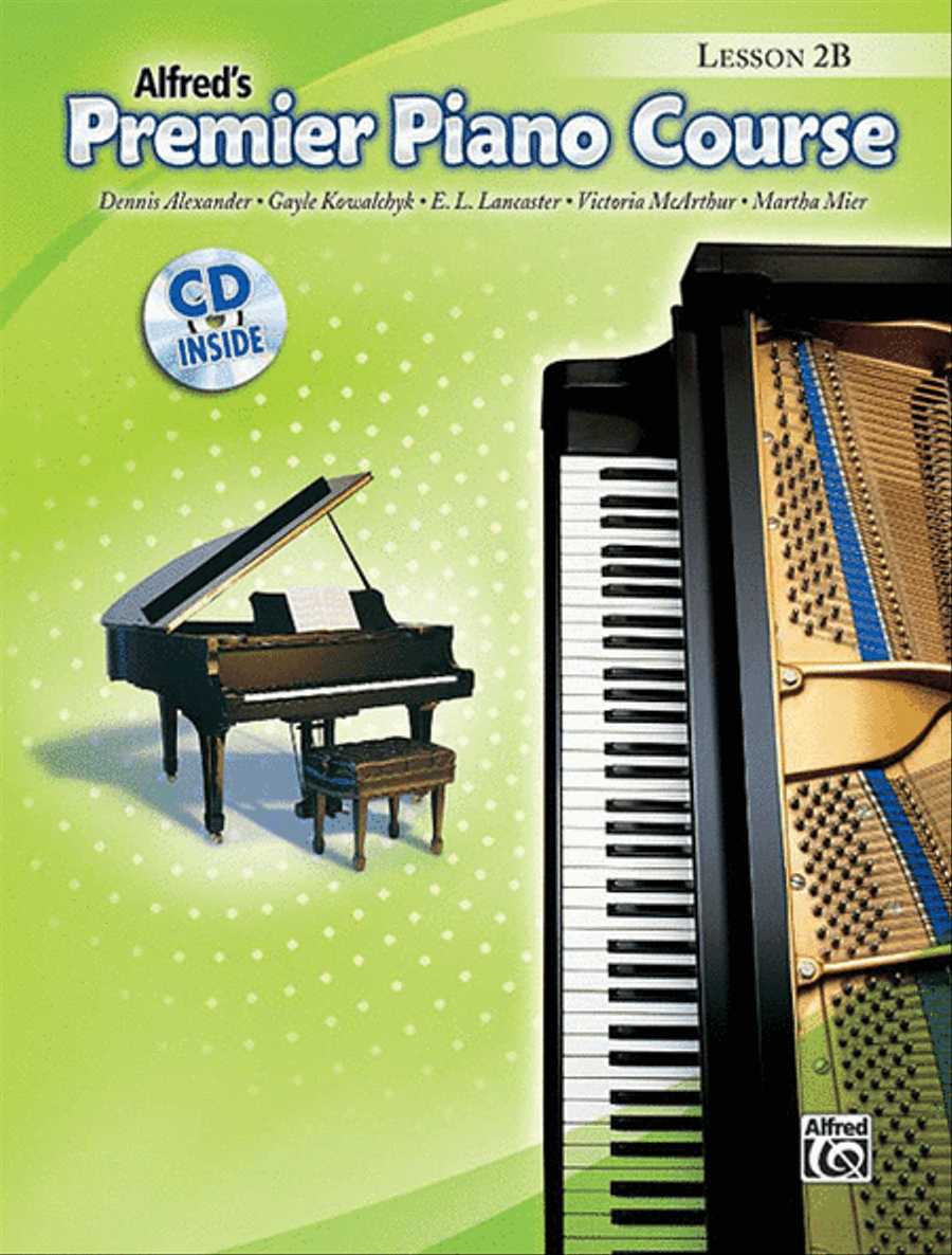 Premier Piano Course Lesson Book, Book 2B Piano Method - Sheet Music