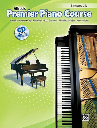 Book cover for Premier Piano Course Lesson Book, Book 2B