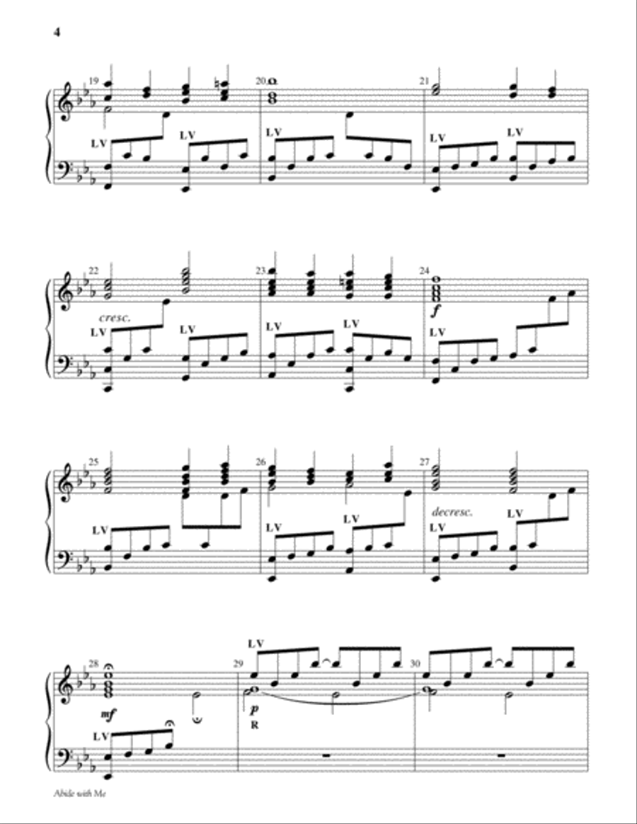 Abide with Me 5-Octaves scores gallery preview page 4