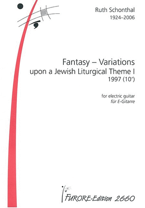 Book cover for Fantasy - Variations on a Jewish Liturgical Theme