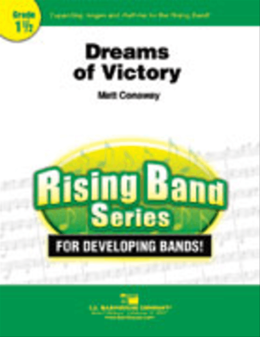 Dreams of Victory Concert Band scores gallery preview page 1