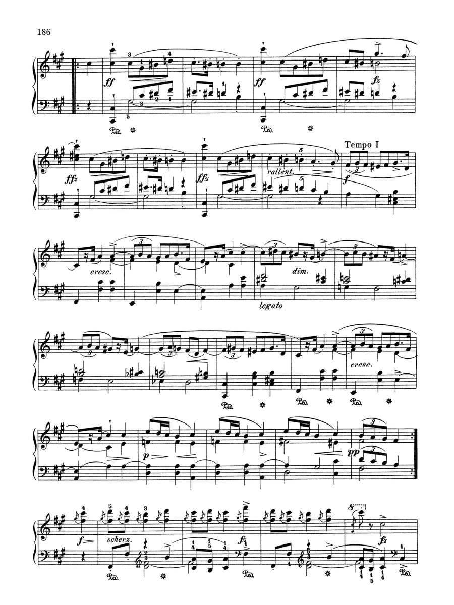 Mazurka in F-sharp minor, Op. 6, No. 1 Piano Solo scores gallery preview page 2