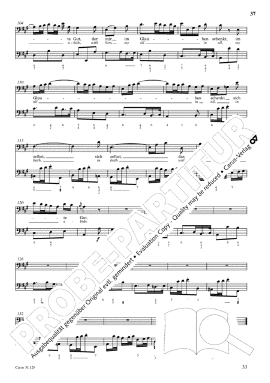 The Complete Sacred Vocal Works (Das geistliche Vokalwerk) Voice scores gallery preview page 38