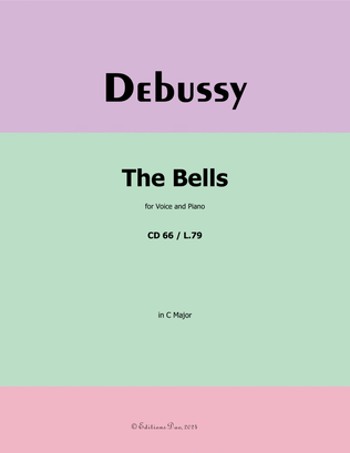 Book cover for The Bells, by Debussy, in C Major