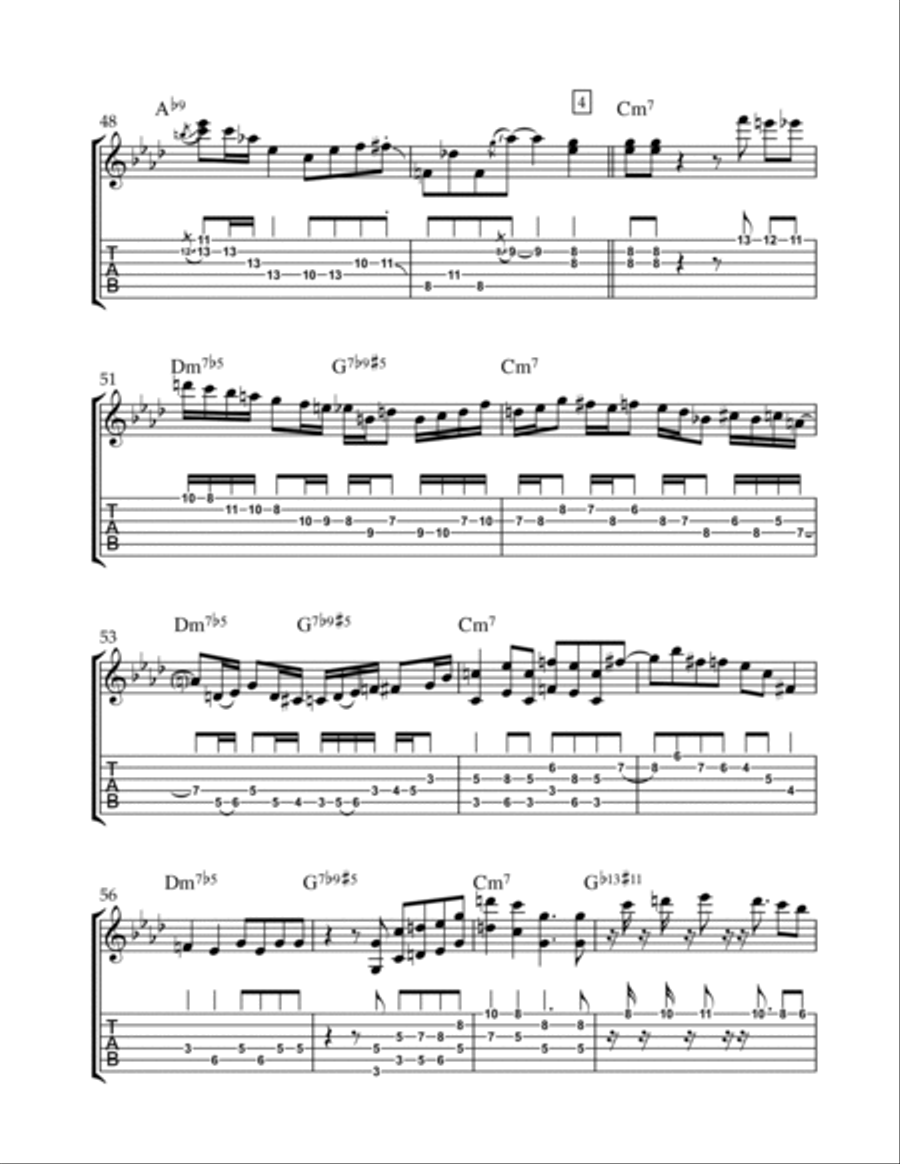 Sugar Electric Guitar scores gallery preview page 4